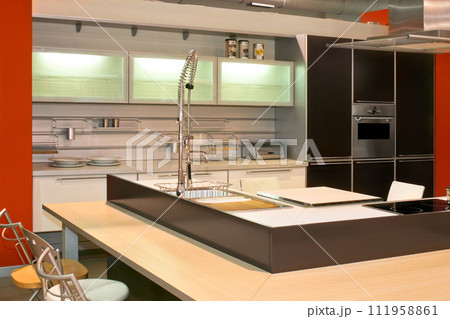 Modern kitchen angle Modern kitchen angle 111958861