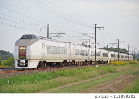 常磐線 羽鳥ー岩間 JR東日本 651系 K208編成(勝田) スーパーひたち 常磐線 羽鳥ー岩間 JR東日本 651系 K208編成(勝田) スーパーひたち 111959282