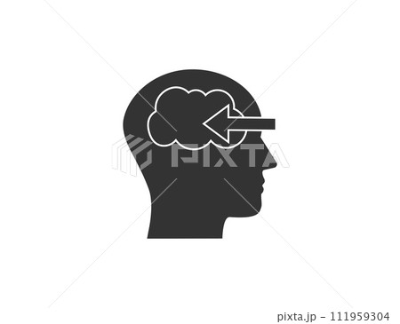 Perception, view icon. Vector illustration. 111959304