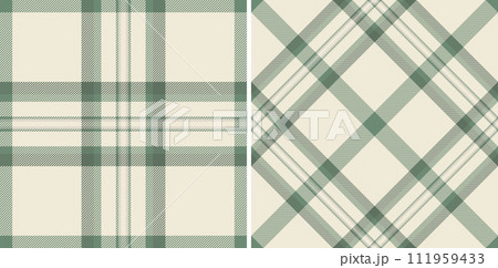 Vector texture fabric of check tartan pattern with a background seamless plaid textile. Vector texture fabric of check tartan pattern with a background seamless plaid textile. 111959433