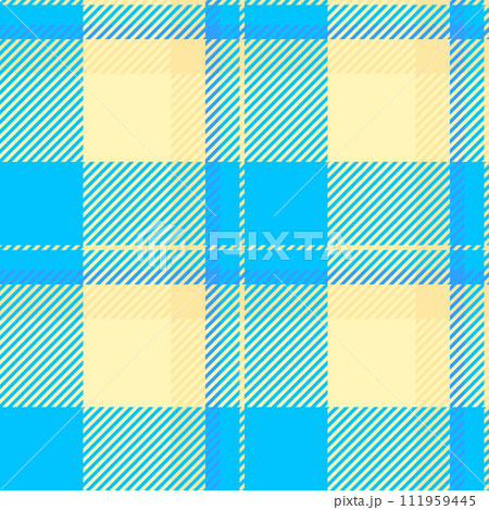 Textile design of textured plaid. Checkered fabric pattern swatch for shirt, dress, suit, wrapping paper print, invitation and gift card. 111959445
