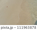 白い砂浜 111963878
