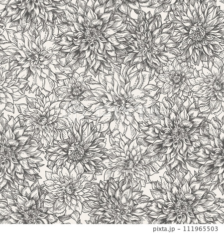 Floral seamless pattern 111965503