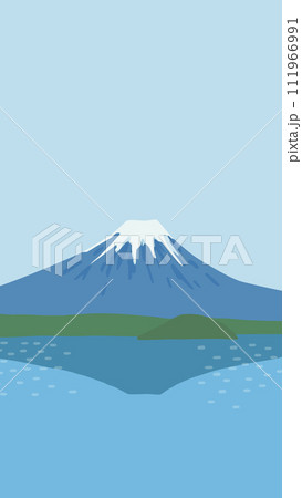 富士山のベクターイラスト 富士山のベクターイラスト 111966991