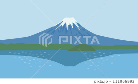 富士山のベクターイラスト	 111966992