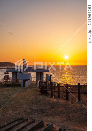 御野立公園の夕景 111968261