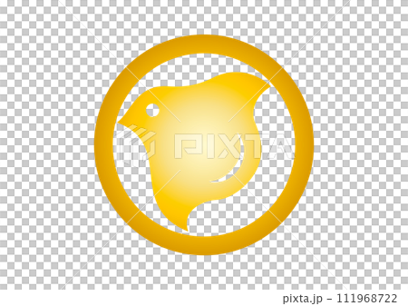 Chidori gold on the circle 111968722
