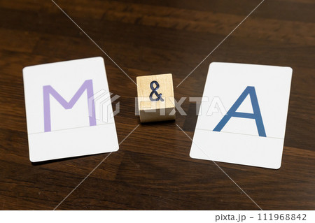 文字カード M&A 文字カード M&A 111968842
