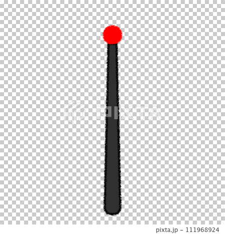 指點桿的蠟筆插圖 111968924