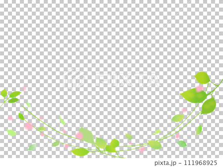 葉子的彎曲框架 111968925