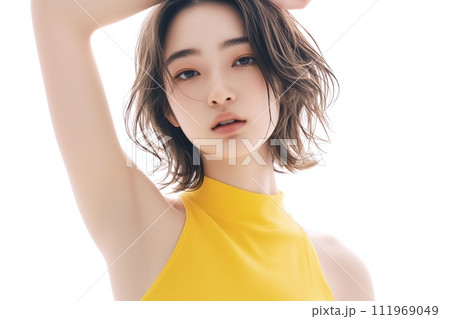 脱毛サロン・美しい女性「AI生成画像」 111969049