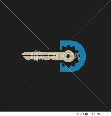 key service and repair icon vector concept design template 111969202