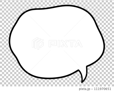 插畫素材/簡單模糊語音氣泡 111970651