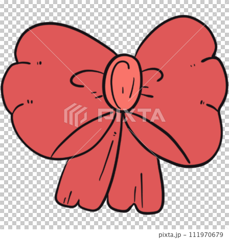 The illustration of a bow The illustration of a bow 111970679