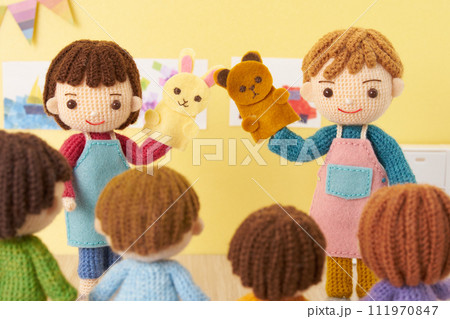 あみぐるみ人形　幼稚園 111970847