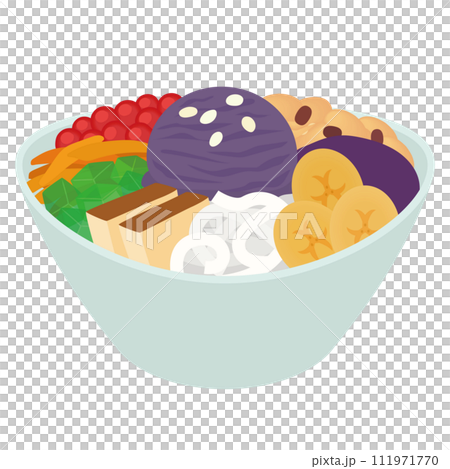 Halo-halo illustration 111971770