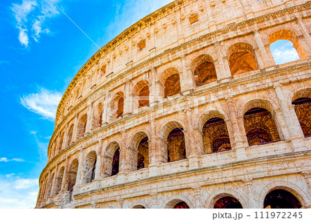 Coliseum. Ancient, beautiful, incredible Rome 111972245