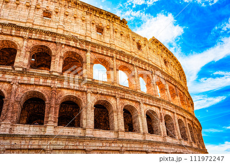 Coliseum. Ancient, beautiful, incredible Rome Coliseum. Ancient, beautiful, incredible Rome 111972247