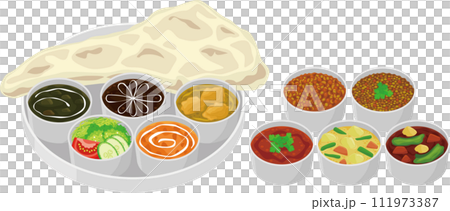 印度咖哩套餐 111973387