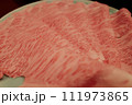 黒毛和牛A5ランク霜降り肉 111973865