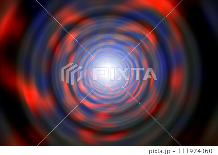 宇宙空間のワープをイメージした背景素材(ワームホール ・ブラックホールのイメージ) 宇宙空間のワープをイメージした背景素材(ワームホール ・ブラックホールのイメージ) 111974060