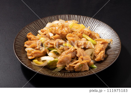鶏はらみのねぎ焼き 111975183