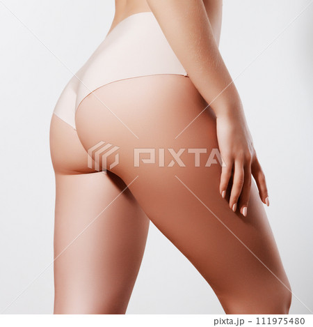 Anti-cellulite treatment. Lifting up lines drawn Anti-cellulite treatment. Lifting up lines drawn 111975480
