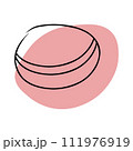 Macaron, hand drawn sketch, vector. 111976919