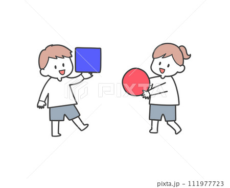 それぞれ違う個性のある子供たちのイメージ 111977723