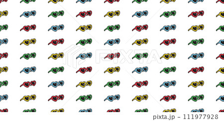heart sunglasses seamless pattern vector fancy eyeglasses eyewear colorful doodle cartoon tile background  gift wrapping paper repeat wallpaper illustration scarf isolated design 111977928