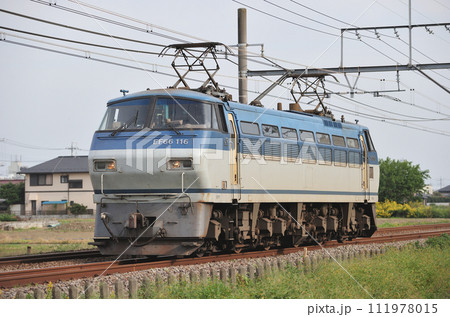 高崎線　行田ー熊谷　JR貨物　EF66-116（吹田） 111978015