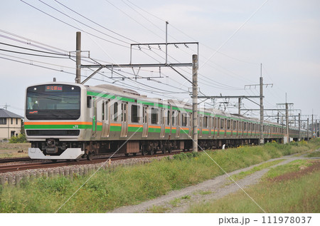 高崎線 行田ー熊谷 JR東日本 E231系1000番台 S-04編成(国府津) 高崎線 行田ー熊谷 JR東日本 E231系1000番台 S-04編成(国府津) 111978037