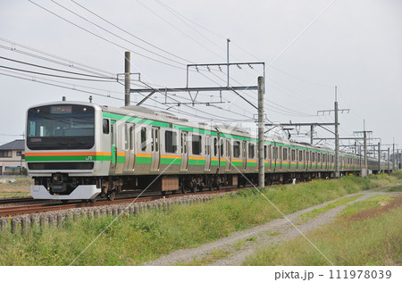高崎線　行田ー熊谷　JR東日本　E231系1000番台　S-18編成（国府津） 111978039