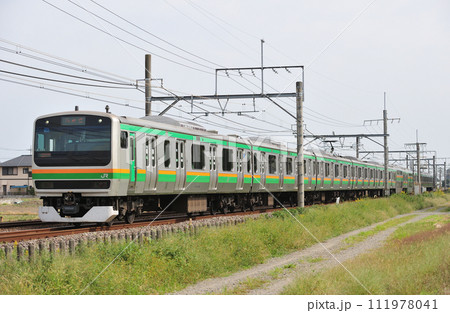 高崎線 行田ー熊谷 JR東日本 E231系1000番台 U585編成(小山) 高崎線 行田ー熊谷 JR東日本 E231系1000番台 U585編成(小山) 111978041