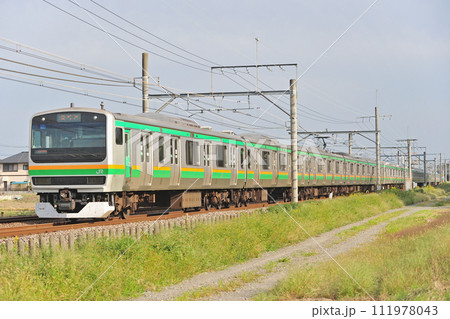 高崎線　行田ー熊谷　JR東日本　E231系1000番台　U118編成（小山） 111978043