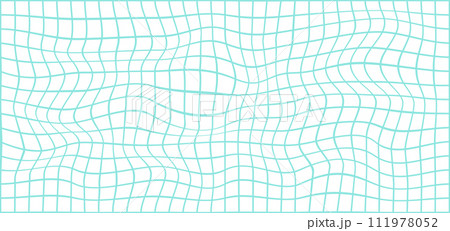 Seamless groovy checkered background. Psychedelic mesh pattern. Retro illustration for banner 111978052