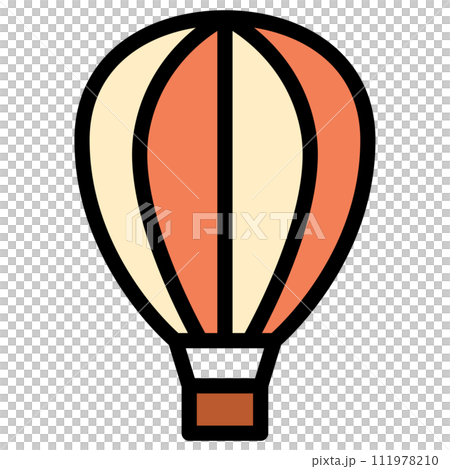 Color vehicle icon illustration balloon 111978210