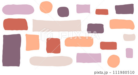 Hand drawn doodle speech bubbles Hand drawn doodle speech bubbles 111980510