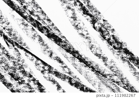 black white grungy crayons strockes texture background 111982267