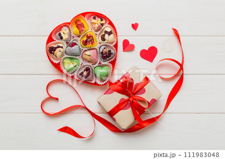 Valentine day composition Valentine day composition 111983048