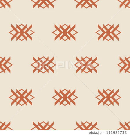 Tribal southwestern native navajo seamless pattern 111983738