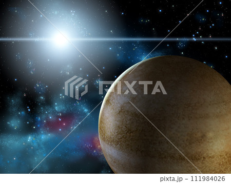 Planet and star Planet and star 111984026