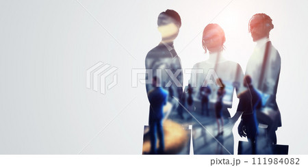 多国籍グループとビジネスイメージ 111984082