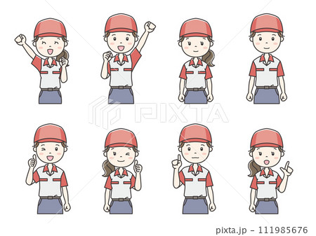 職業別人物イラスト34　Clip art of person by occupation 111985676