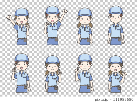 職業別人物イラスト36 Clip art of person by occupation 職業別人物イラスト36 Clip art of person by occupation 111985680
