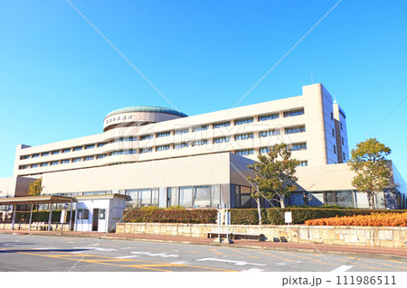 愛知県西尾市、西尾市民病院の風景 111986511