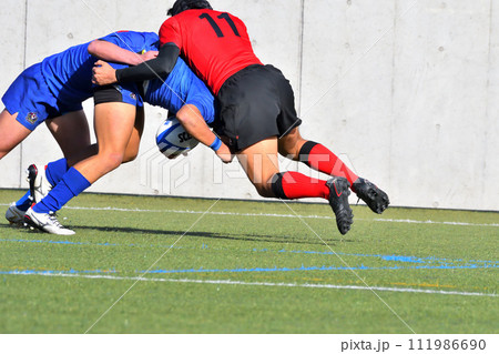 ラグビー、高校ラグビー 111986690