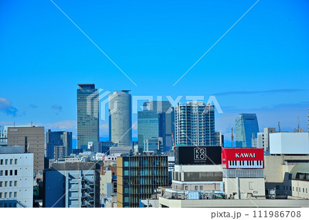 《愛知県》名古屋都市風景　名古屋の街並み 111986708