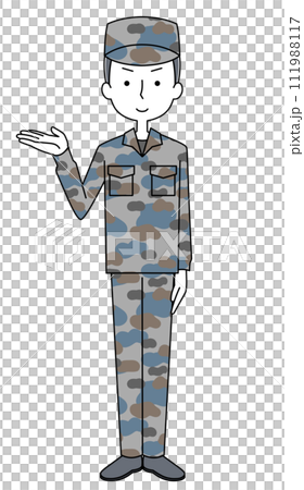 案内 航空自衛隊 迷彩服(男性) 案内 航空自衛隊 迷彩服(男性) 111988117
