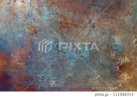 Rusty surface of old dirty iron plate Rusty surface of old dirty iron plate 111988353